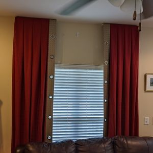 CUSTOM 9' CORNICE DRAPES